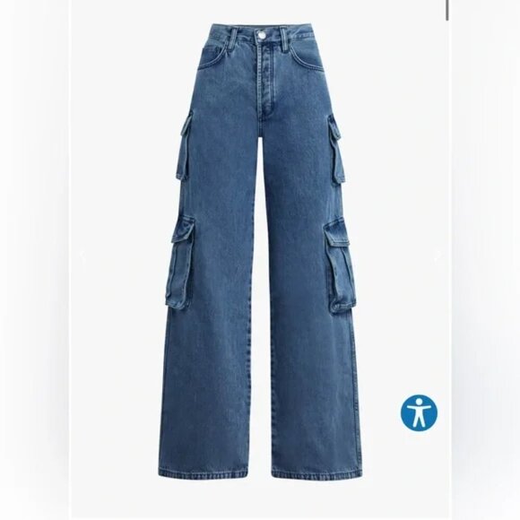 Favorite Daughter The Carly Cargo Jean in Highway Sz: 30 - Picture 2 of 12